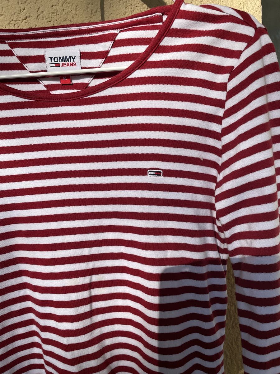 Tommy Hilfiger Top: Tommy Hilfiger Sweatshirt gestreift Gr. M – Usato da Au/ZH venduto da markthallerapperswil 2