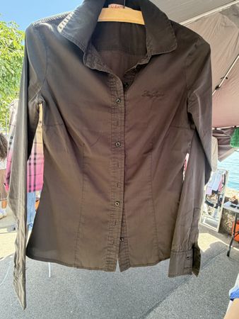 Black Liu Jo Shirt Long Sleeve Size XS