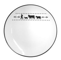 4 Stück STEINLIN Teller Alpaufzug 21cm