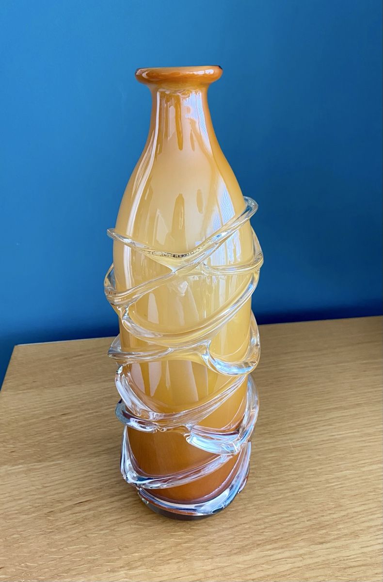 Vasi & Recipienti: Vase en verre de Murano orange – Usato da Lausanne venduto da HomeDepose 1