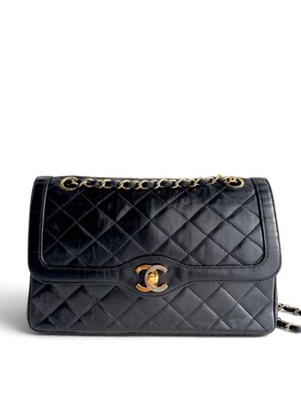 CHANEL Lambskin Quilted Medium Double Flap Tasche