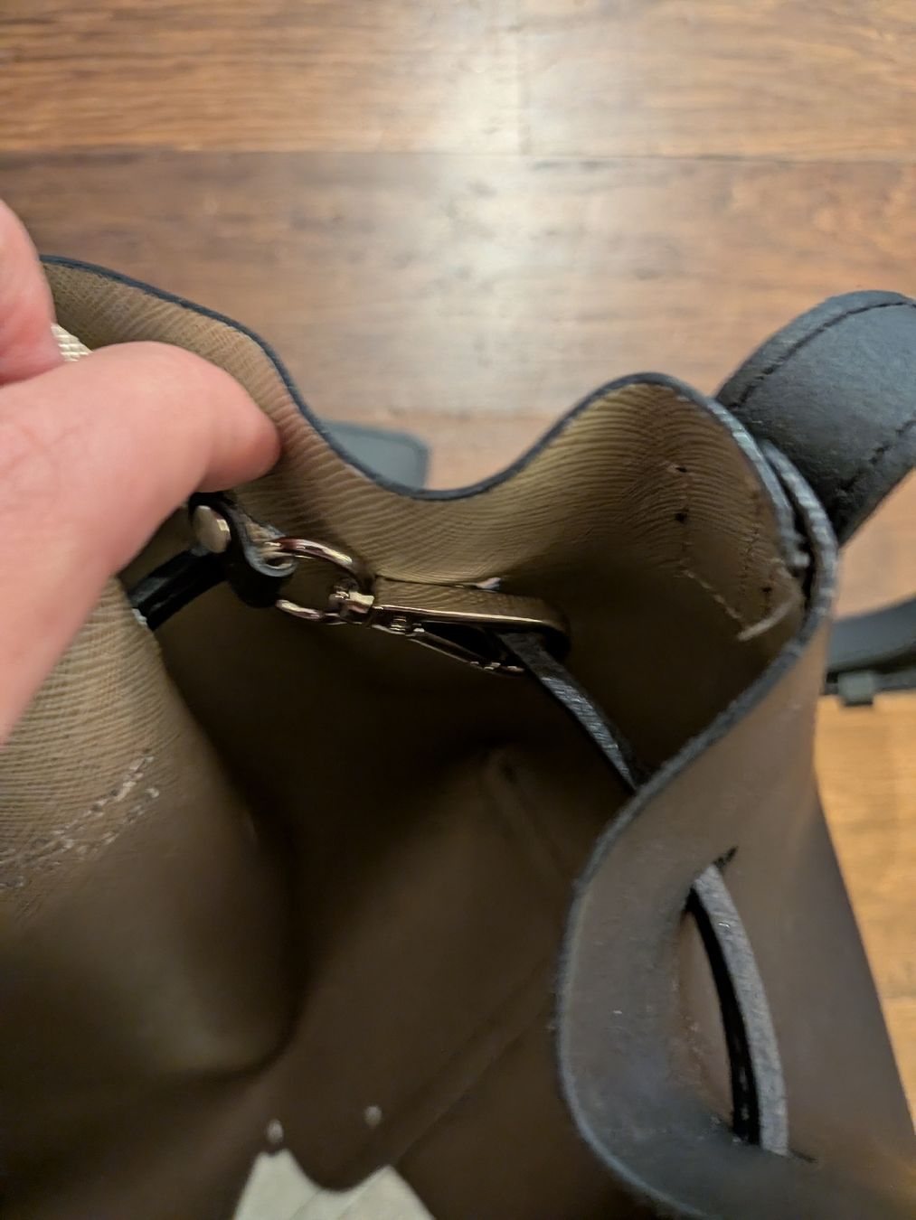 Lancaster Borse da donna: Lancaster leather bucket bag – Usato da Zürich venduto da Chr_j229 3