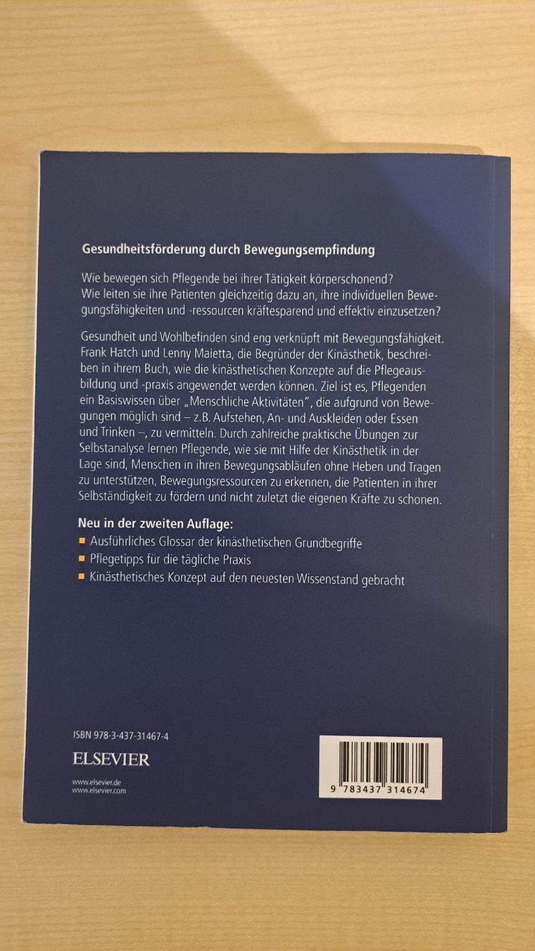 Libri: Kinästhetik - Gesundheitsentwicklung, 2. Auflage – Nuovo (secondo la descrizione) da Seengen venduto da ja6_65wp 1