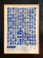 Fuck Fifa. Rares Siebdruckplakat. Eric Andersen. 2010.