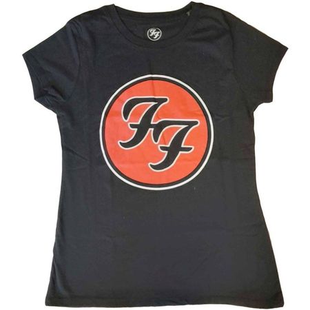 Foo Fighters - FF Logo Ladies T-Shirt Grösse M - Black