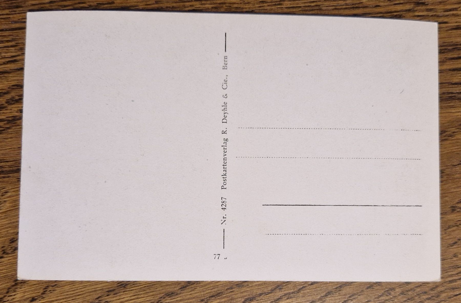Cartoline postali: Pfarrhaus und Kirche Steffisburg – Usato da Ebikon venduto da Donar50 1