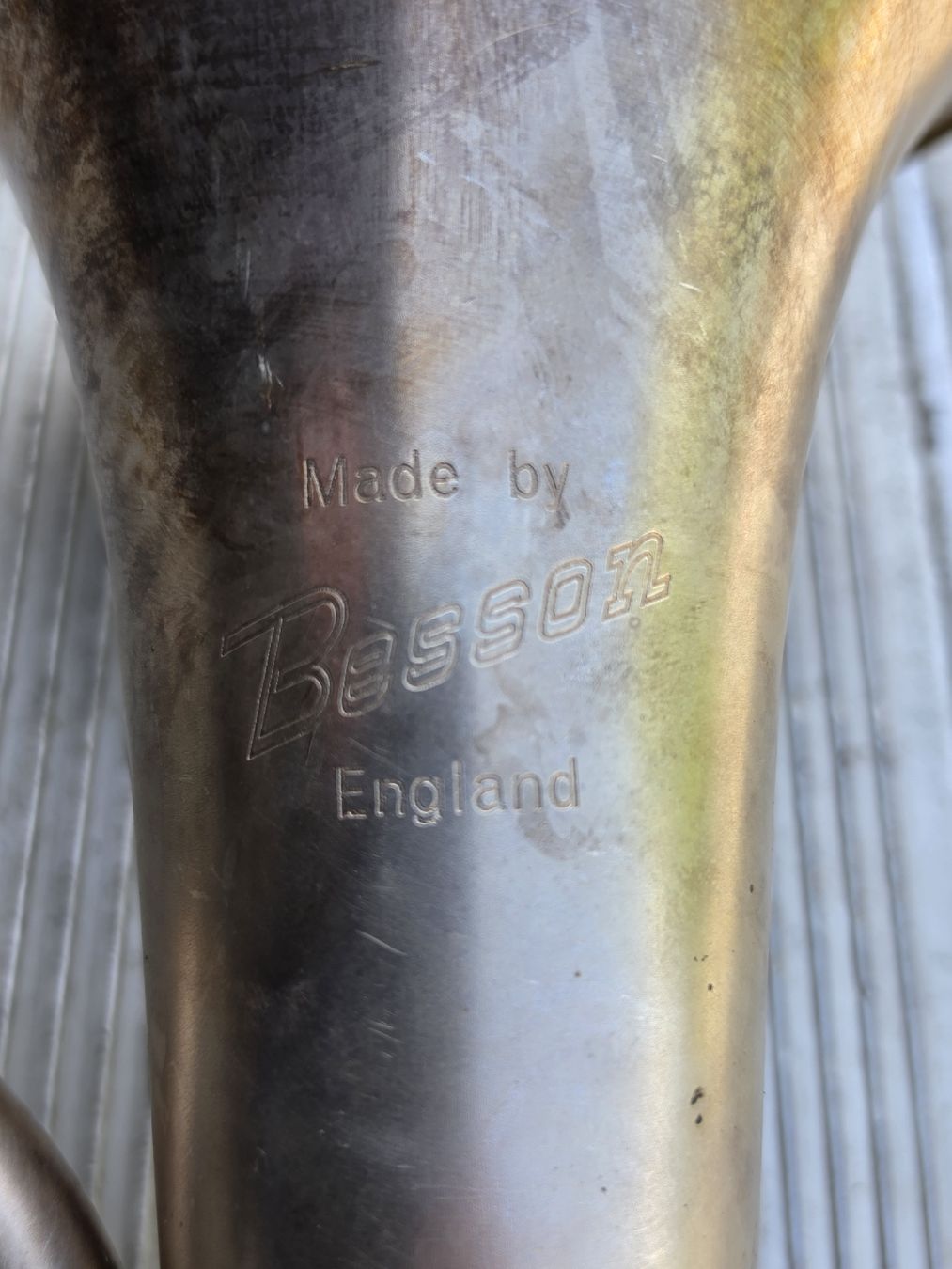 Besson Strumenti musicali: Besson Euphonium England, silber,   – Usato da Mettlen venduto da elios0888 1