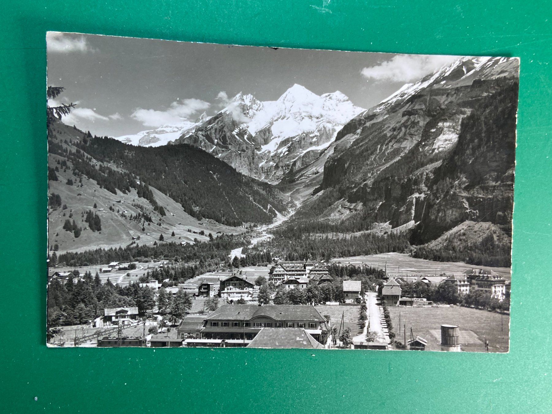 Cartoline postali: Kandersteg mit Blüemlisalp – Usato da Steg VS venduto da danwer74