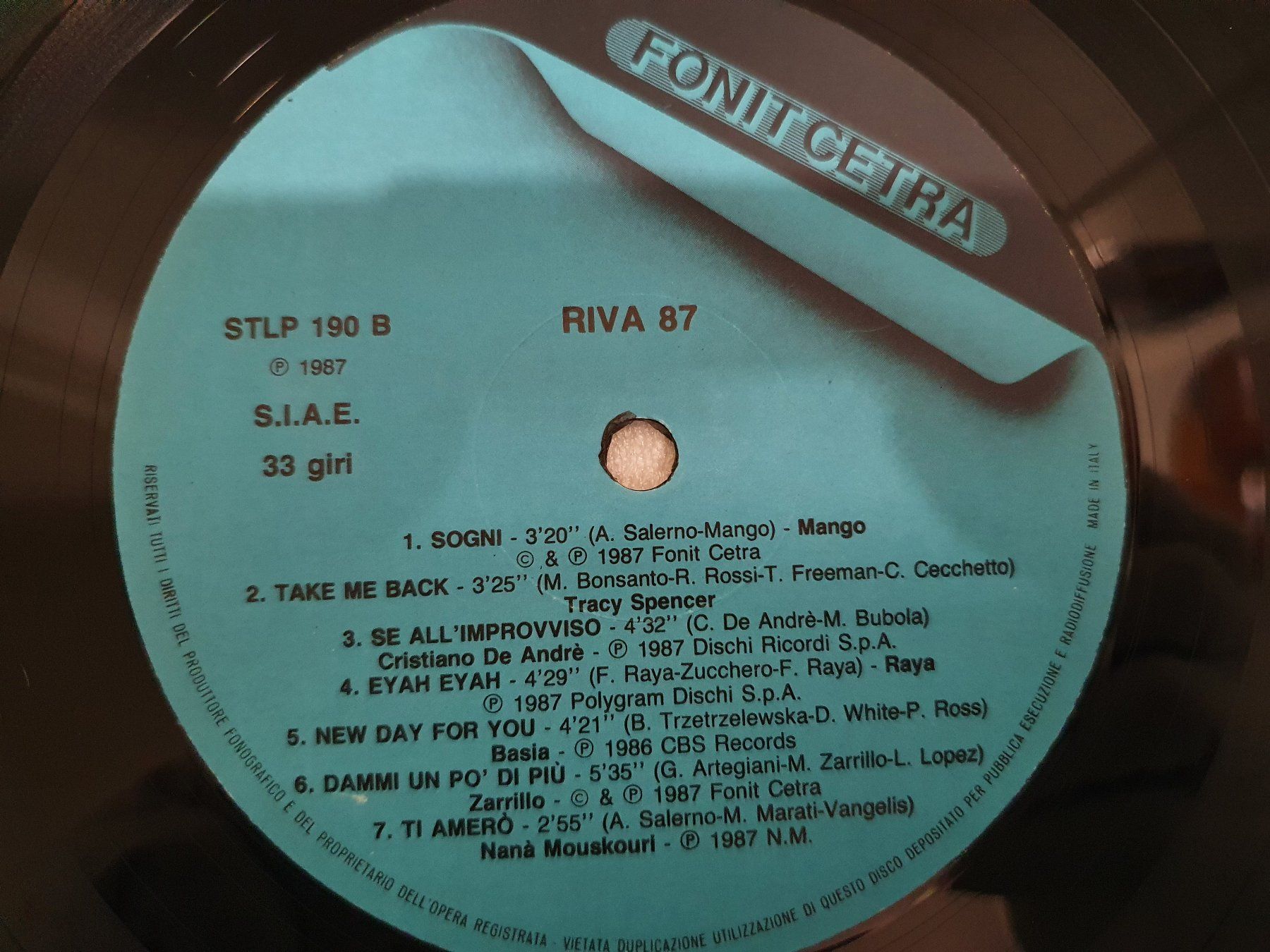 Schallplatten: Riva '87 – Gebraucht aus Uster von Vinyl-Leidenschaft 5