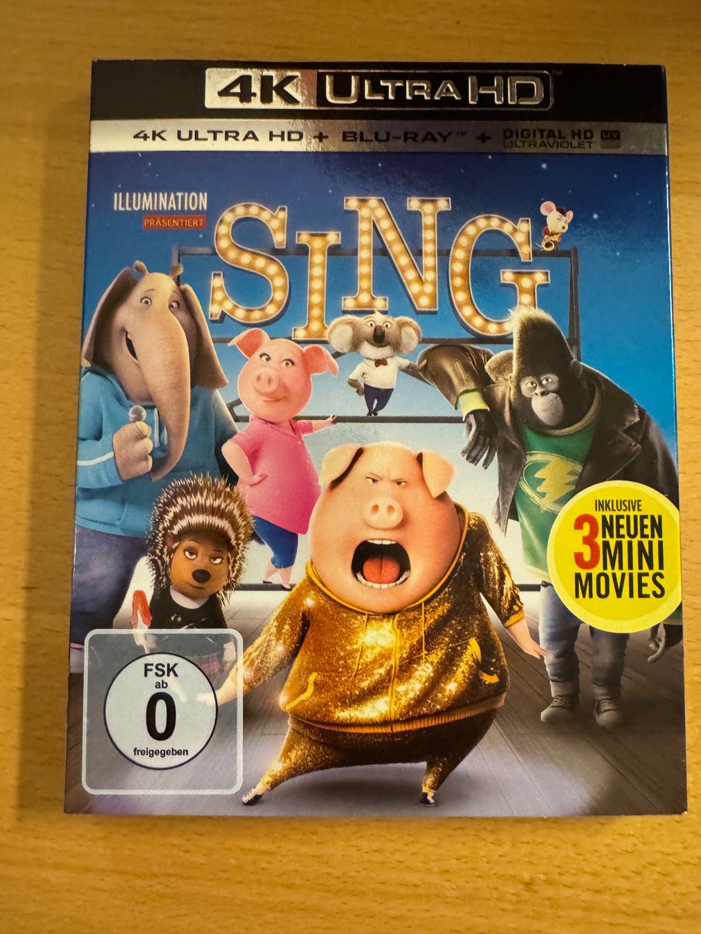 Tutti i DVDs: Sing 4k UHD Blu Ray – Usato da Schwerzenbach venduto da ste_pp82