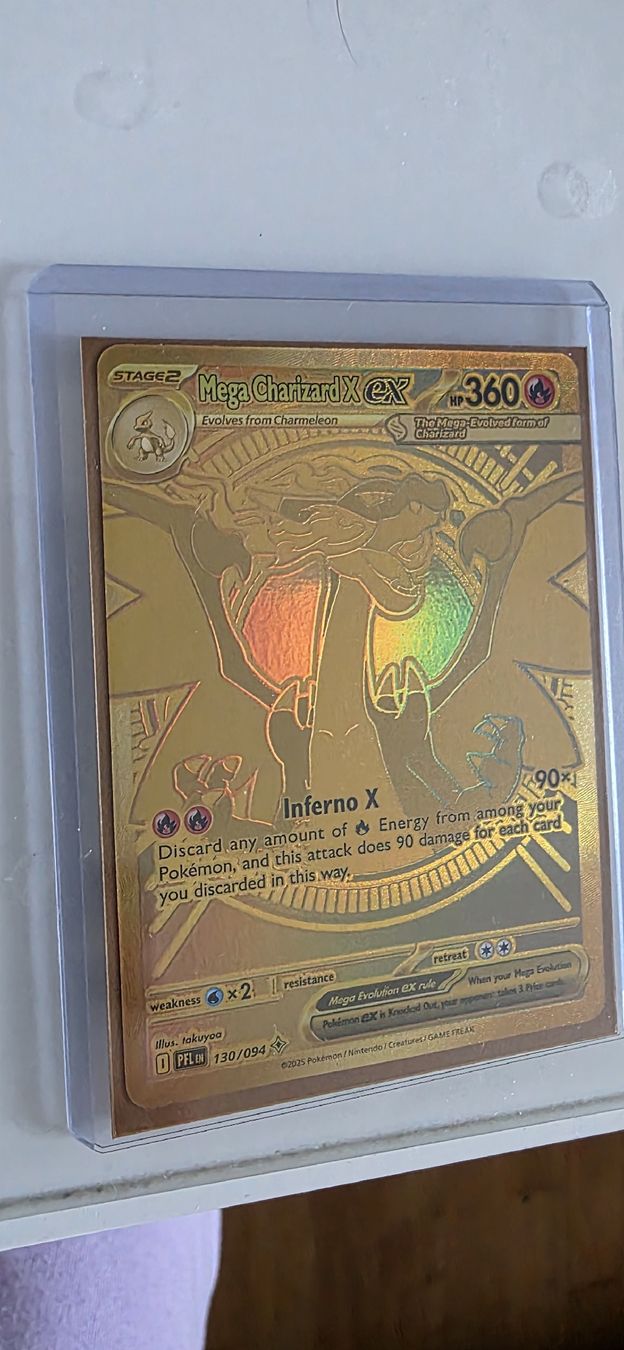 Pokémon Carte collezionabili: Mega Charizard X ex (PFL 130) – Nuovo (secondo la descrizione) da Gunzgen venduto da Stifflahking
