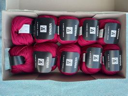 Wolle Set: 10 Stk H.JAKOB "Vienna" 100% Mako-Baumwolle