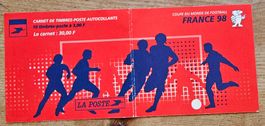 FRANCE carnet Coupe du monde football 1998 **