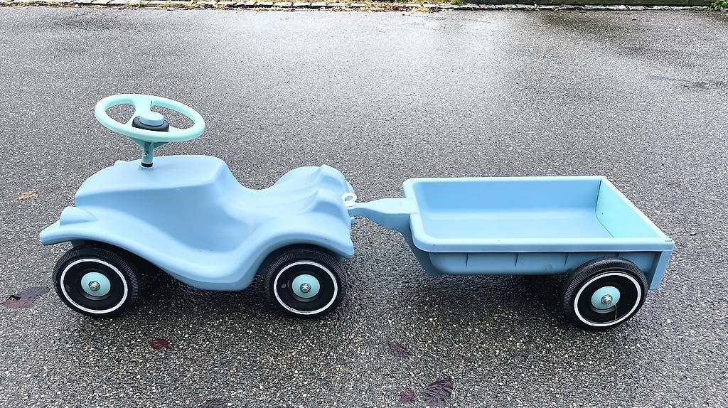 Fahrzeuge für Kinder: BIG Bobby Car with Trailer - Pastel Blue – Gebraucht aus Belp von MBerger1983