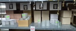 1063 Posten Teelichtgläser aus Liq