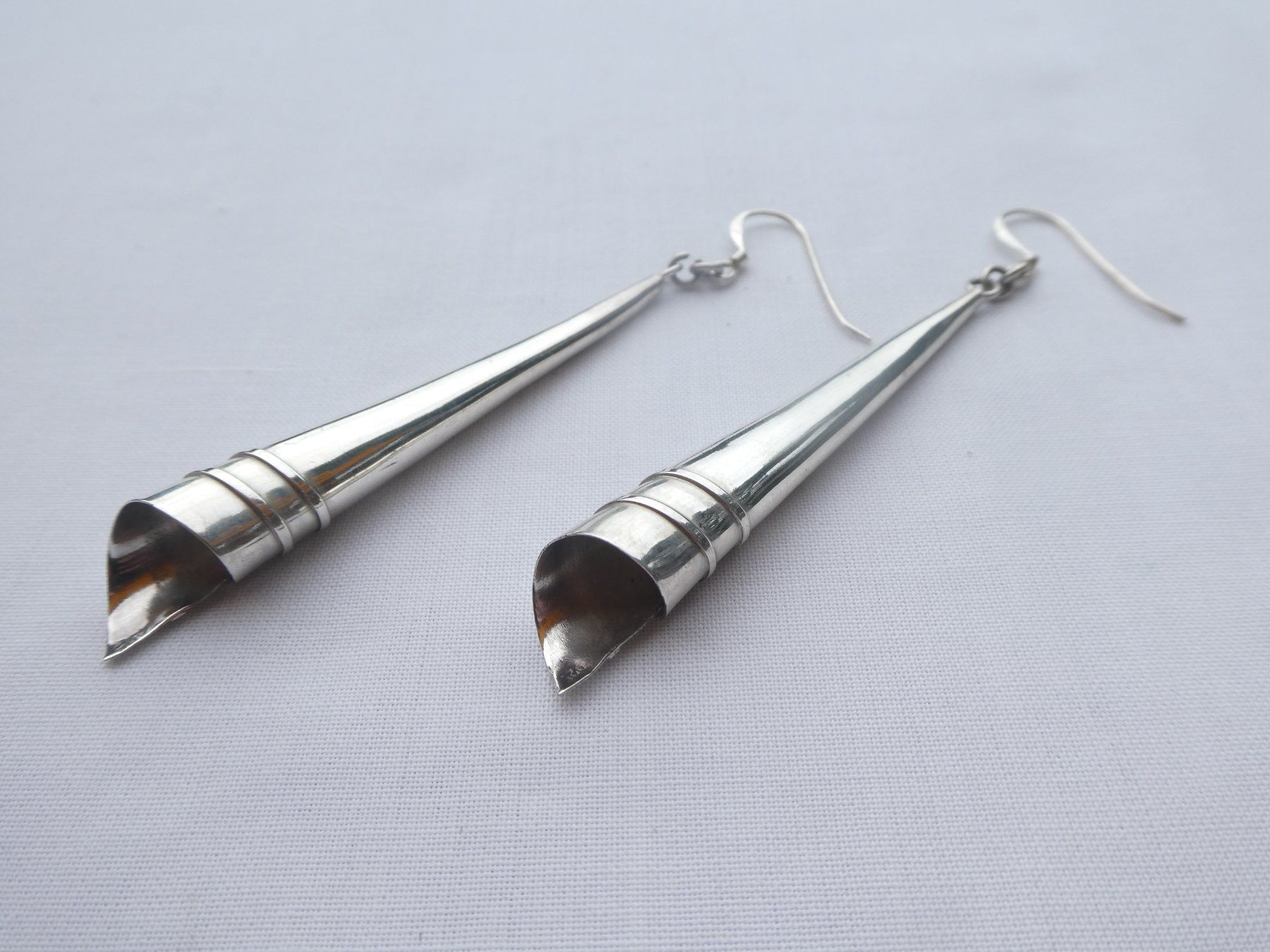 Ohrringe & -stecker: Silber-Ohrhänger 925, Länge 7cm – Gebraucht aus Gattikon von kaandooh