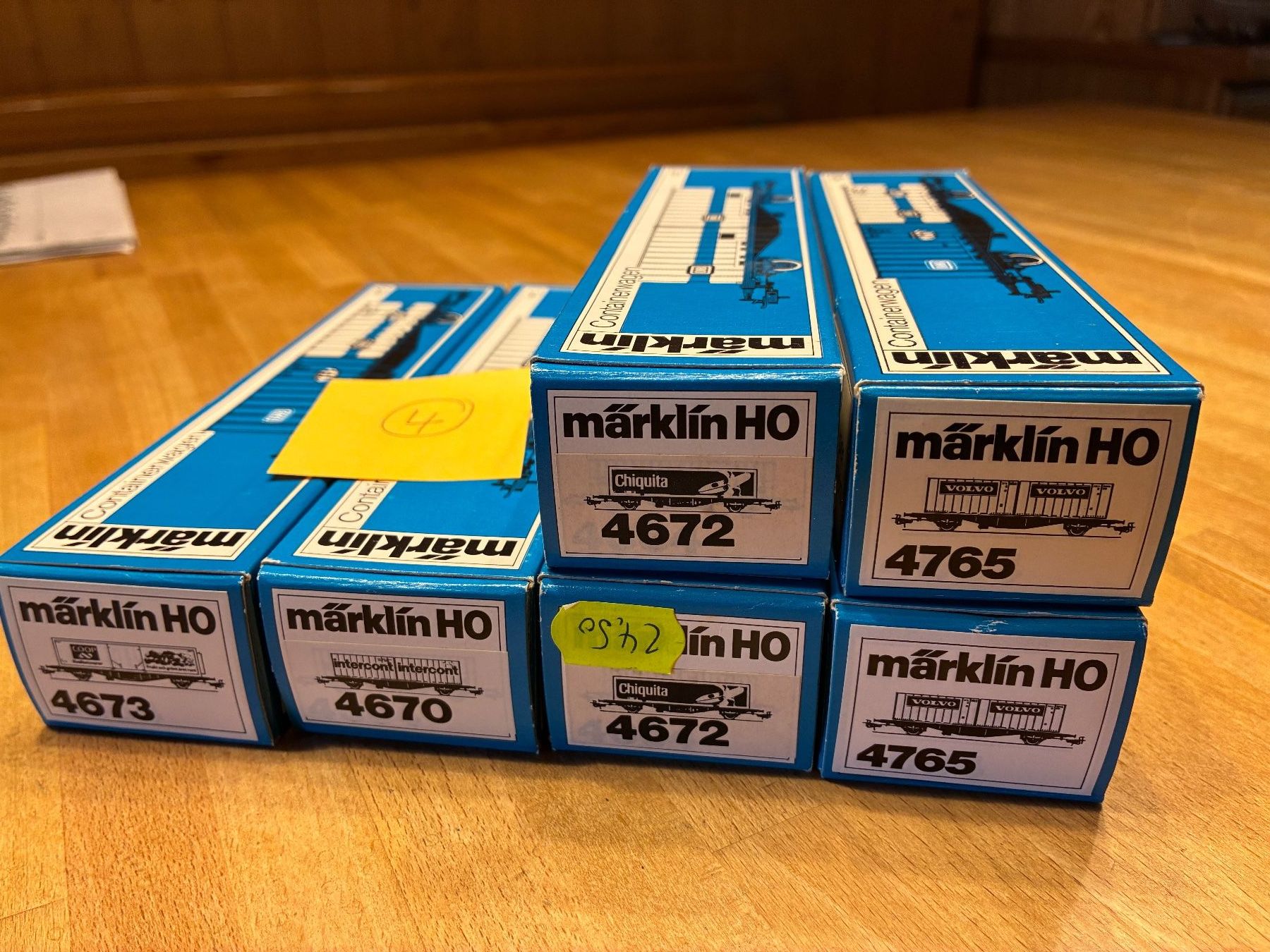 Märklin Trains électriques: Märklin H0 - DB -  6 x Containerwagen – D'occasion à Reigoldswil par Frog40 1