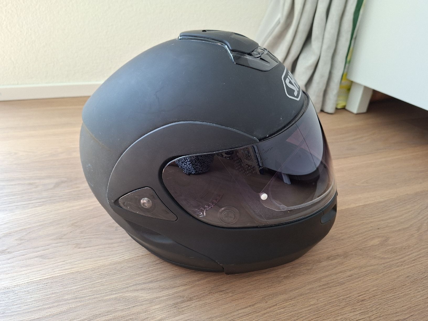 Shoei Caschi & visiere: Motorradhelm Shoei Multitec schwarz, integral – Usato da Weesen venduto da Pininafarina