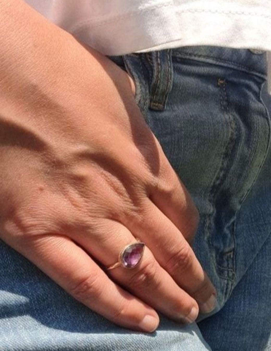 Anelli: Neu, Amethyst Ring silber – Nuovo e nell'imballaggio originale da Richterswil venduto da Viorella 2
