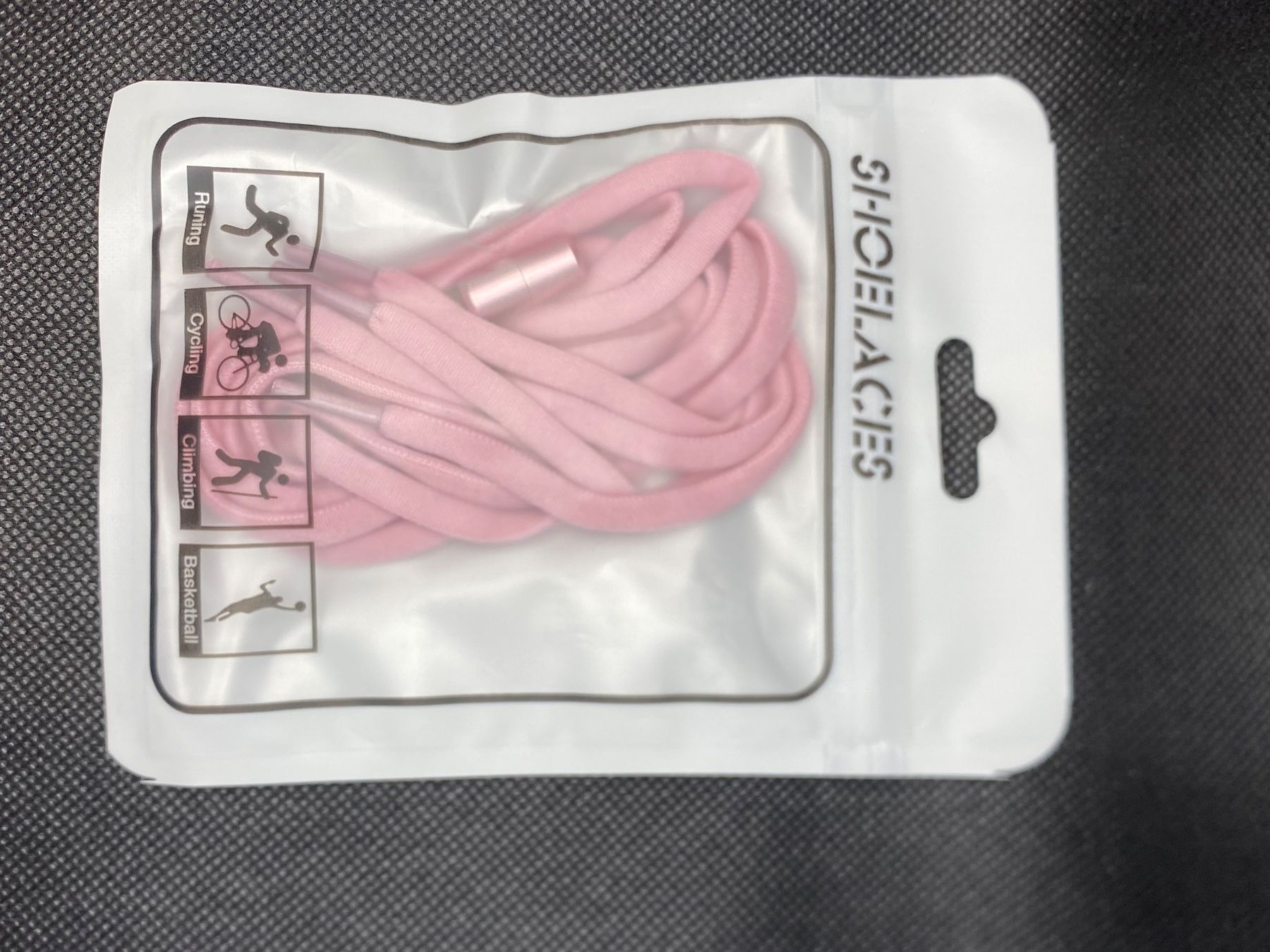 Scarpe da uomo: Elastischer Schnürsenkel mit Schnellverschluss Rosa – Nuovo e nell'imballaggio originale da Kölliken venduto da Djilazro