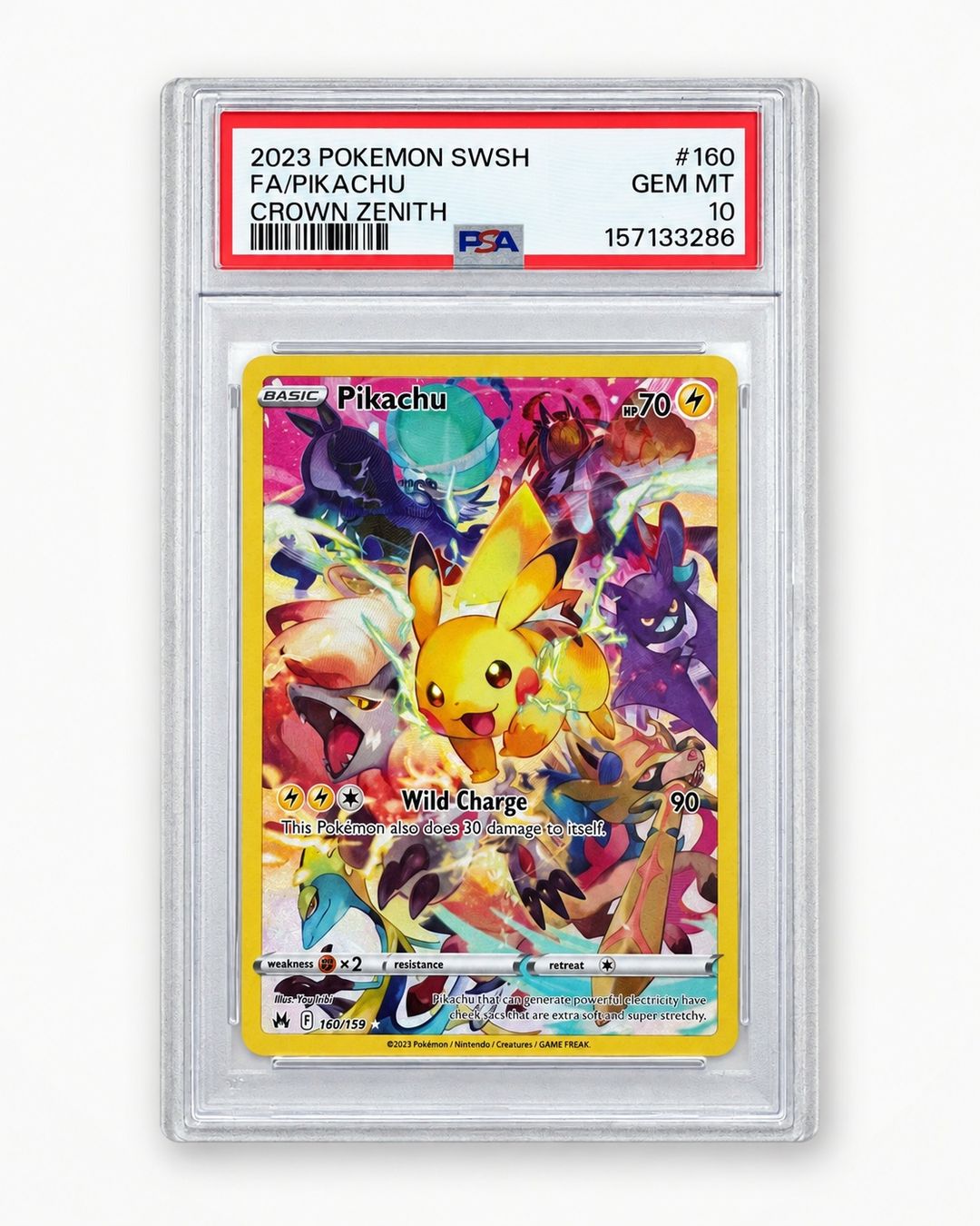 Pokémon Carte collezionabili: Pokemon Pikachu PSA 10 Crown Zenith  EN – Usato da Biel-Benken BL venduto da Banky