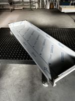 Tischplatte aus Edelstahl -Chromstahl 183x51,5cm