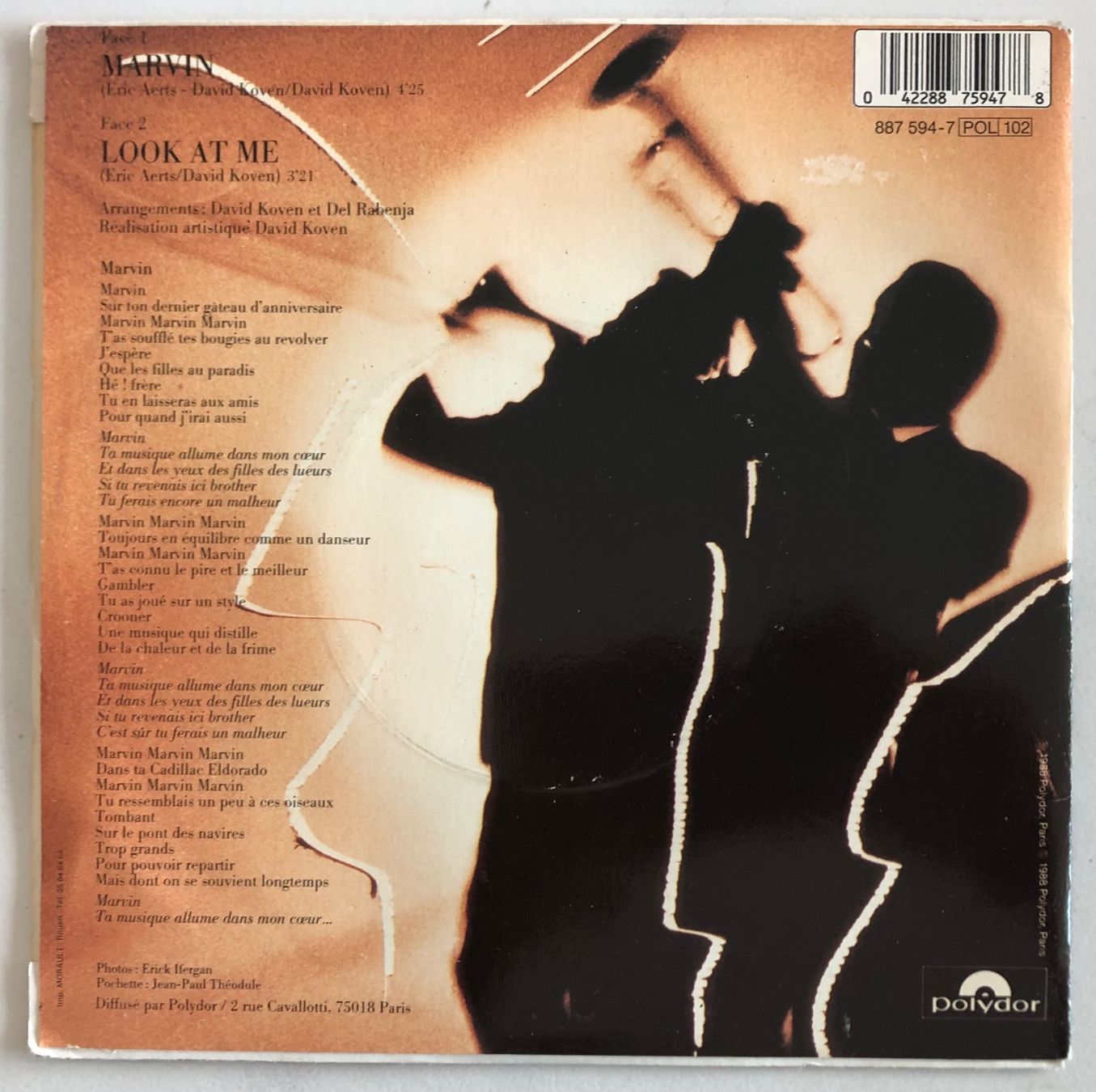 Schallplatten: DAVID KOVEN - MARVIN – Gebraucht aus Poliez-Pittet von Newtown-Records 1