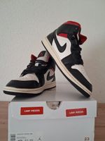 Nike Air Jordan 1 Mid Black / Gym Red / Sail – T42