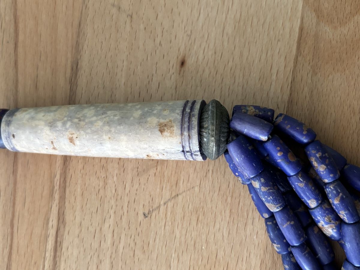 Catenine: Statement Halskette Lapis Lazuli und Horn – Nuovo (secondo la descrizione) da Dittingen venduto da ssplendore 2
