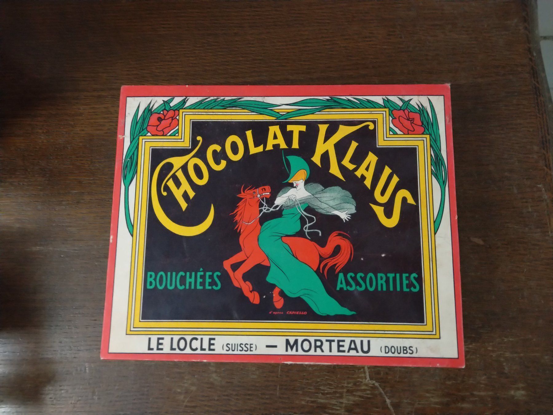 Casse di trasporto: Chocolat Klaus Schatulle 20er Jahre – Usato da Evilard venduto da Kody0