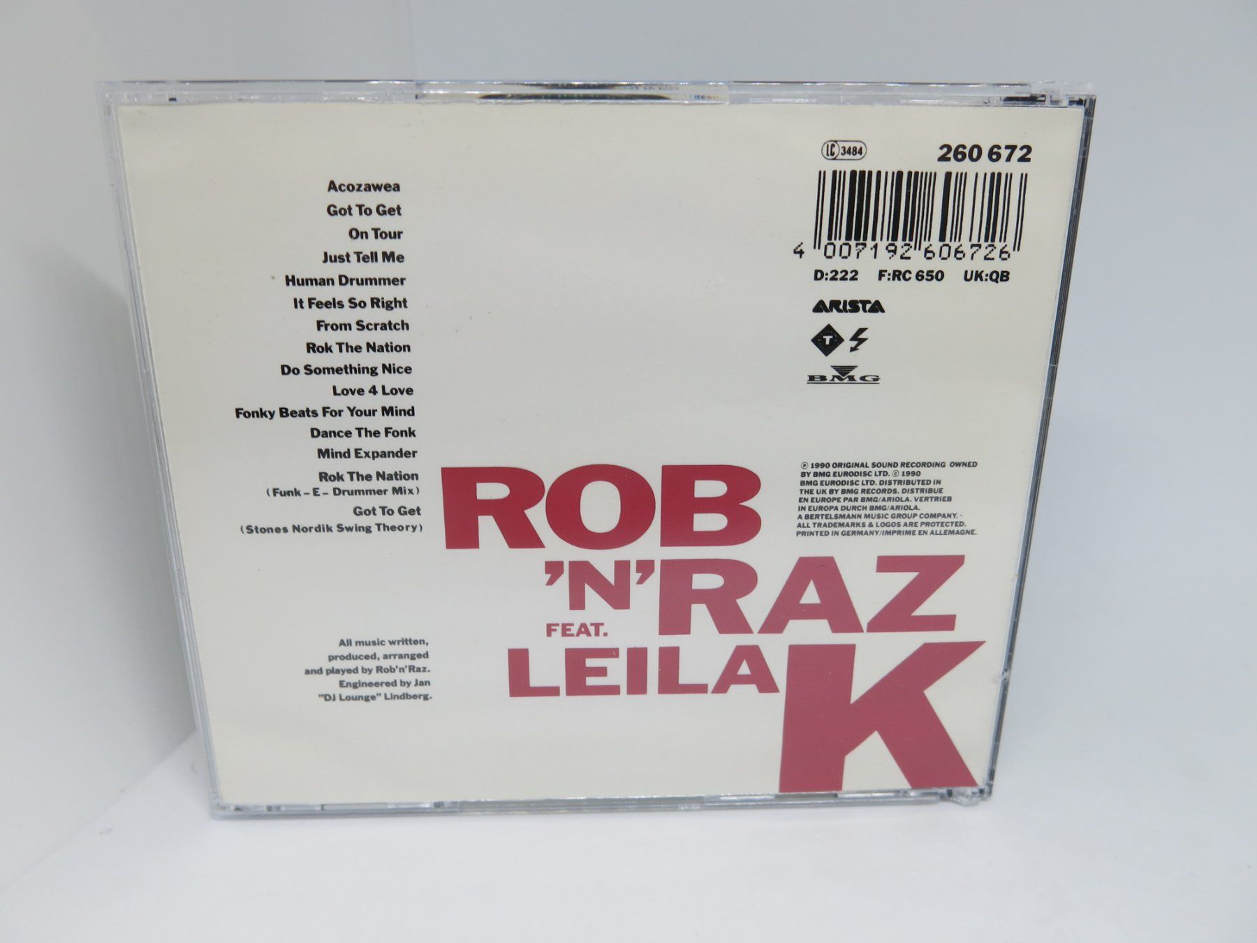 CD: 2 CD: Rob 'N' Raz Feat. Leila K + Maxi Single Got To Get – Usato da Ernetschwil venduto da luisvonerni 3