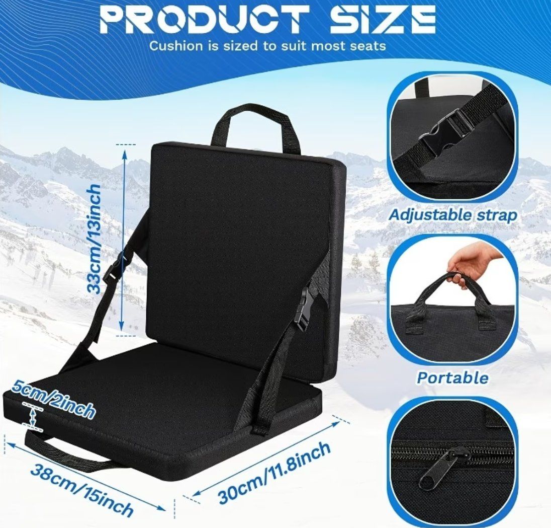 Kissen: Coussin pliant portable noir – Neu und originalverpackt aus Biel/Bienne von clohub 1