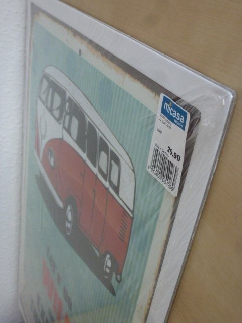 Volkswagen Insegne: Metall-Schild VW Bus "Bulli" – Nuovo e nell'imballaggio originale da Luzern venduto da lbreu 3
