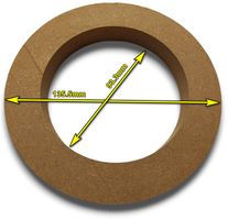 Entretoise de montage en MDF pour haut-parleur - 100mm