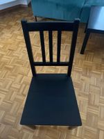 4× IKEA STEFAN Esszimmerstühle schwarz – Holz – Set