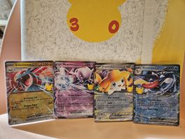Pokémon 30th celebrations 4x EX ab 1 chf🔥🔥
