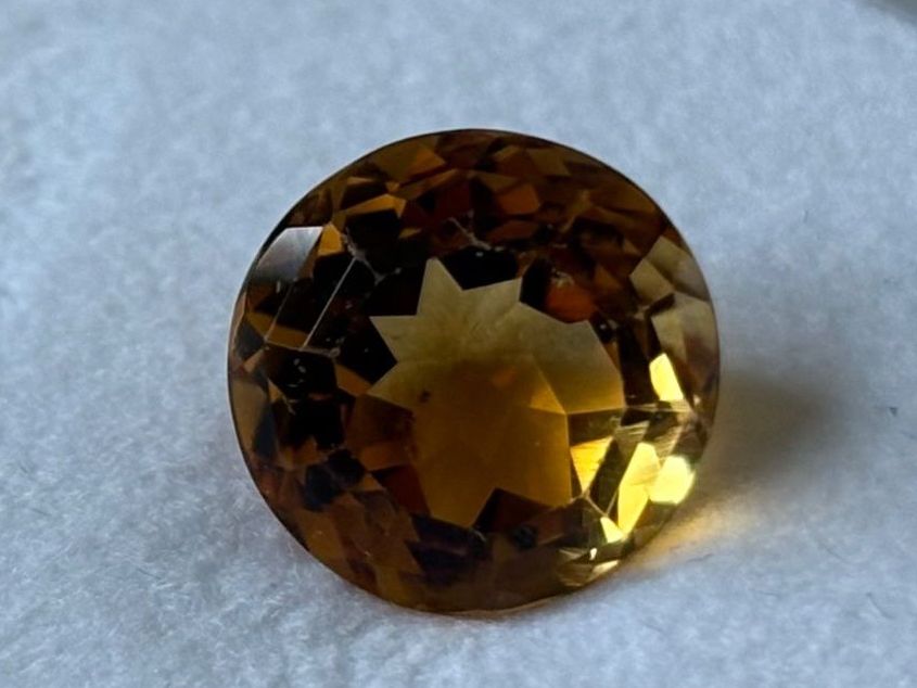 Pietre preziose: Citrin, rund, facettiert 3.6 ct. – Usato da Brugg AG venduto da lau_9rvy 1