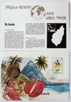 Münzbrief St. Lucia 🇱🇨 1988