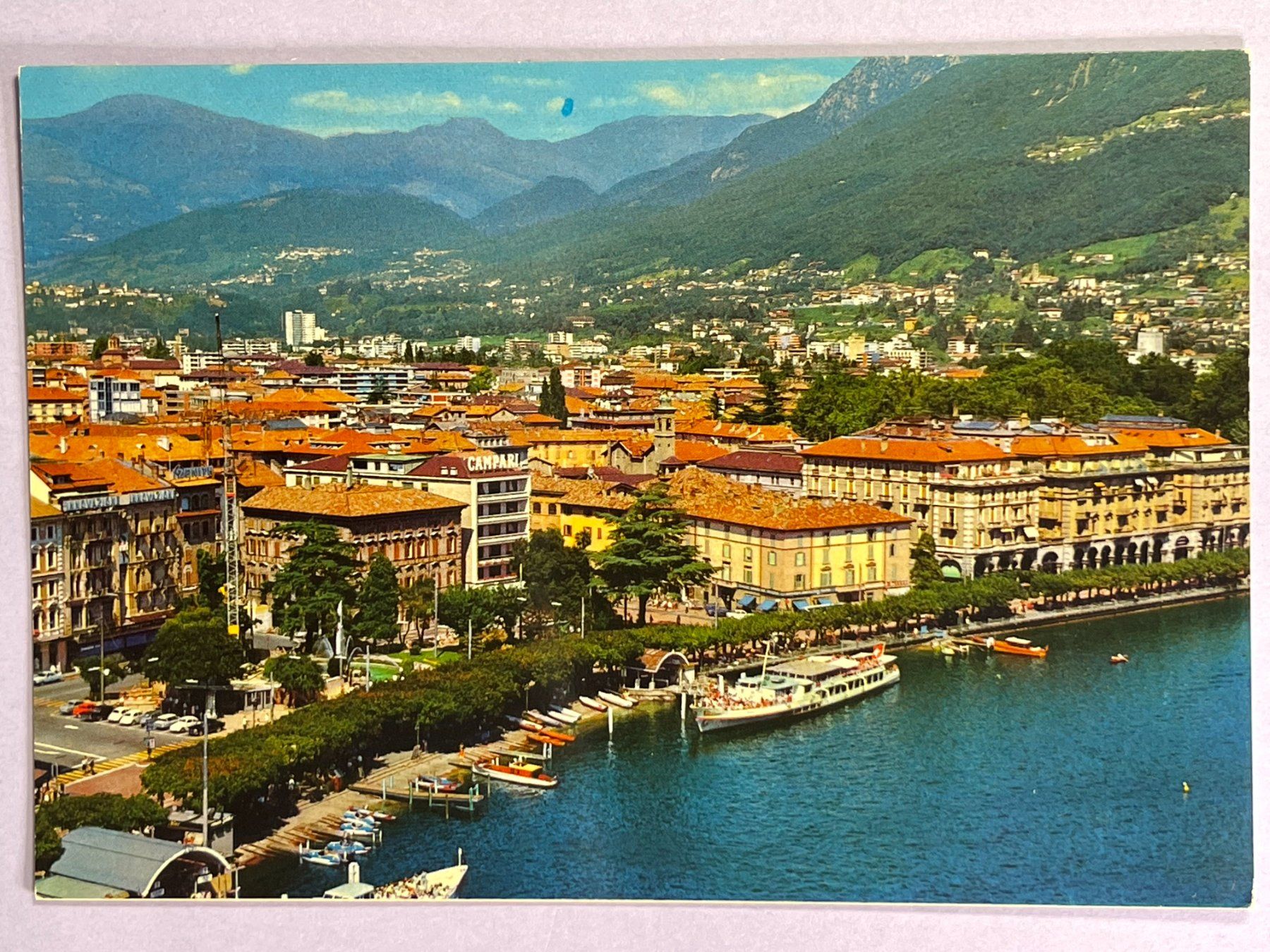 Cartes postales: Lugano - Centro – D'occasion à Steg VS par danwer74