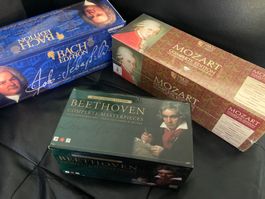 CD Box Mozart . Neu!!  Beethoven, Bach komplette Editionen