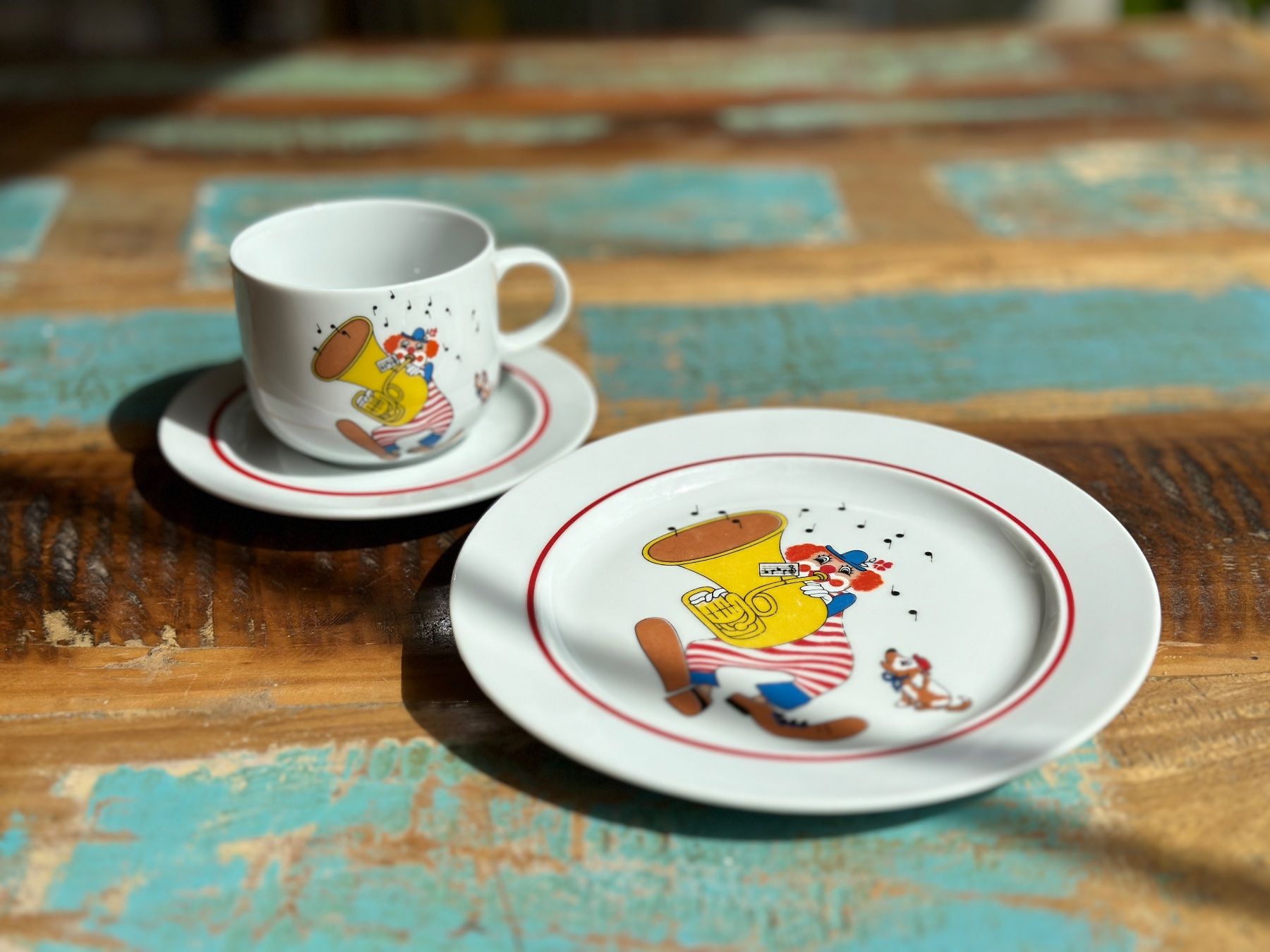 Set di piatti: Kindergeschirrsett  Langenthal grosse Kindertasse – Nuovo (secondo la descrizione) da Strengelbach venduto da shihtzuliving_22 2