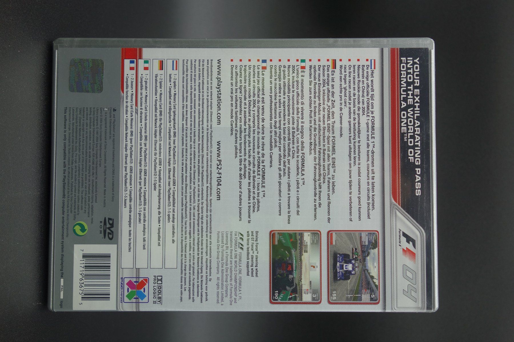 Sony Spiele: Formula One 04, PS 2 Spiel, Platinum Edition – Gebraucht aus Wil SG von Donaldus 1