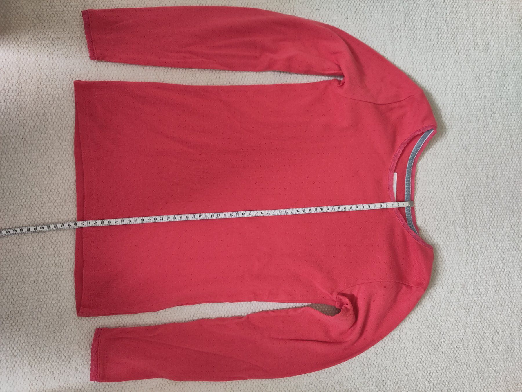 Camicette, T-shirt & Top: Langarmshirt rot, Gr: 152 – Usato da Basel venduto da Bar08