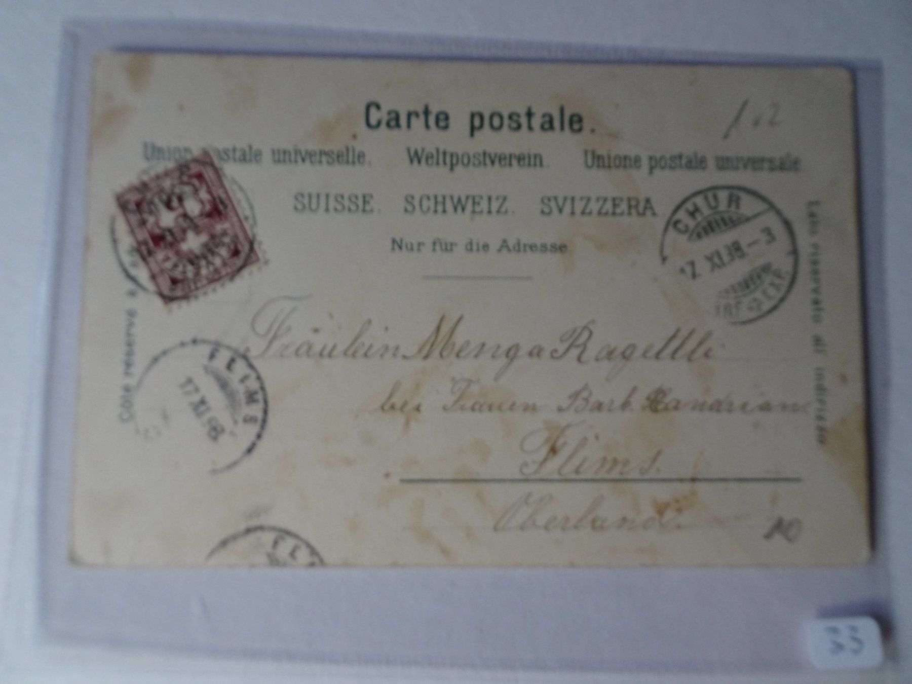 Cartoline postali: AK Gruss aus den Bergen – Usato da Schönenwerd venduto da schnitzunddrunter 1