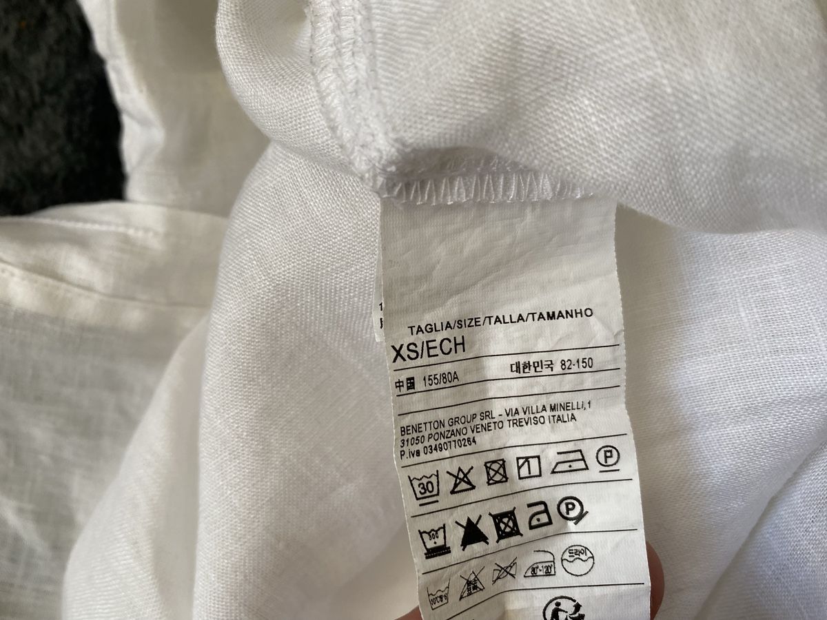 Camicette: BENETTON WEISSE BLUSE GR S – Nuovo (secondo la descrizione) da Uster venduto da bek_v2ct 4