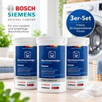 3x Original Bosch Siemens Maschinenreiniger Waschmaschine