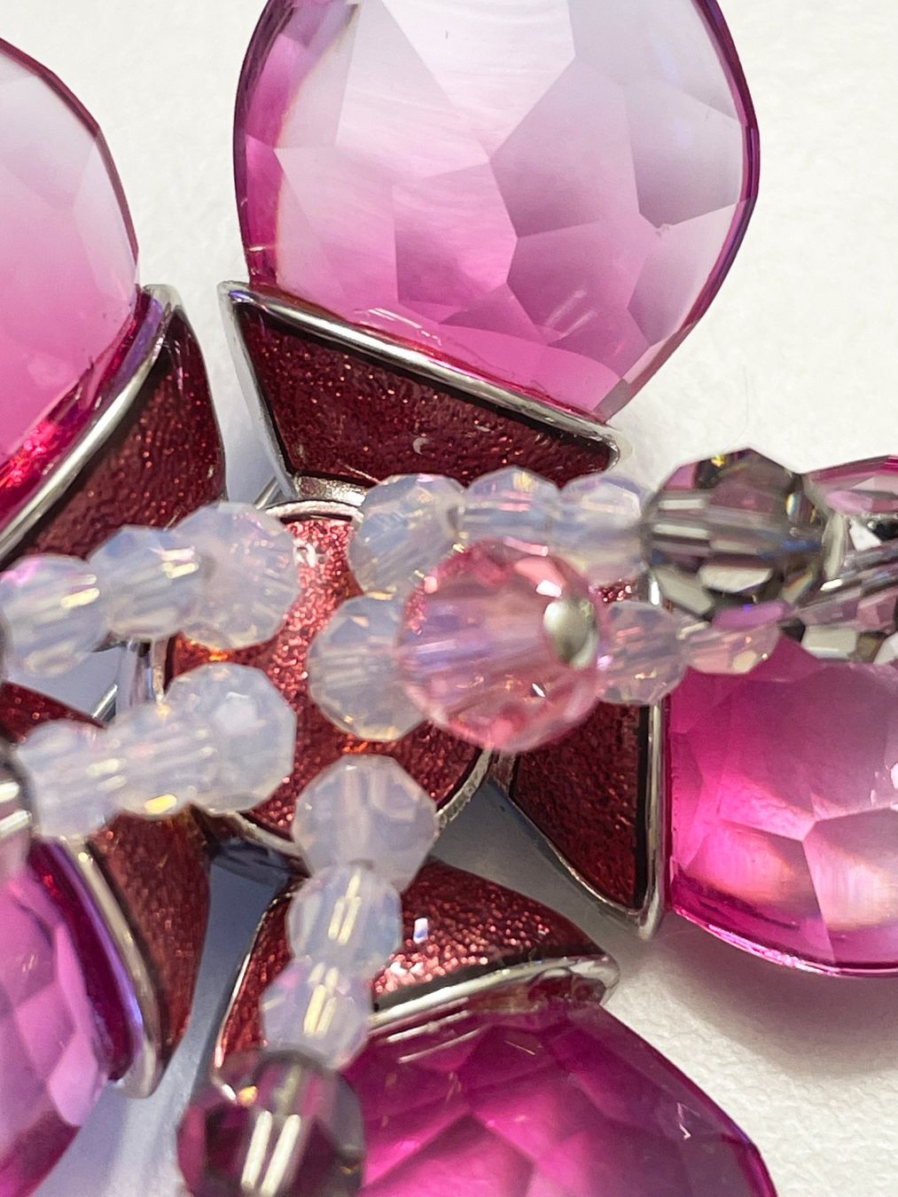 Swarovski Spille & Fermagli: Blumenbrosche von Swarovski – Usato da Chur venduto da elifor 2