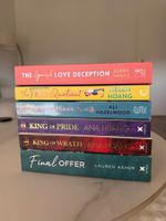 Lot romans en anglais – Ana Huang, Ali Hazelwood...