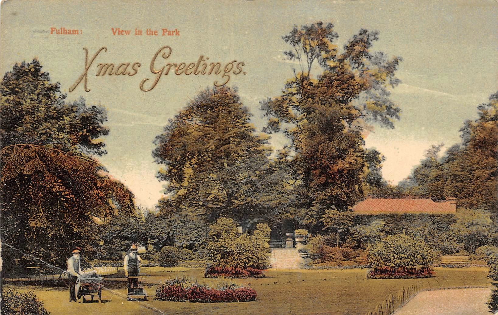 Cartoline postali: Fulham, Xmas Greetings – Usato da Ottikon b.Kemptth. venduto da Neptun1974