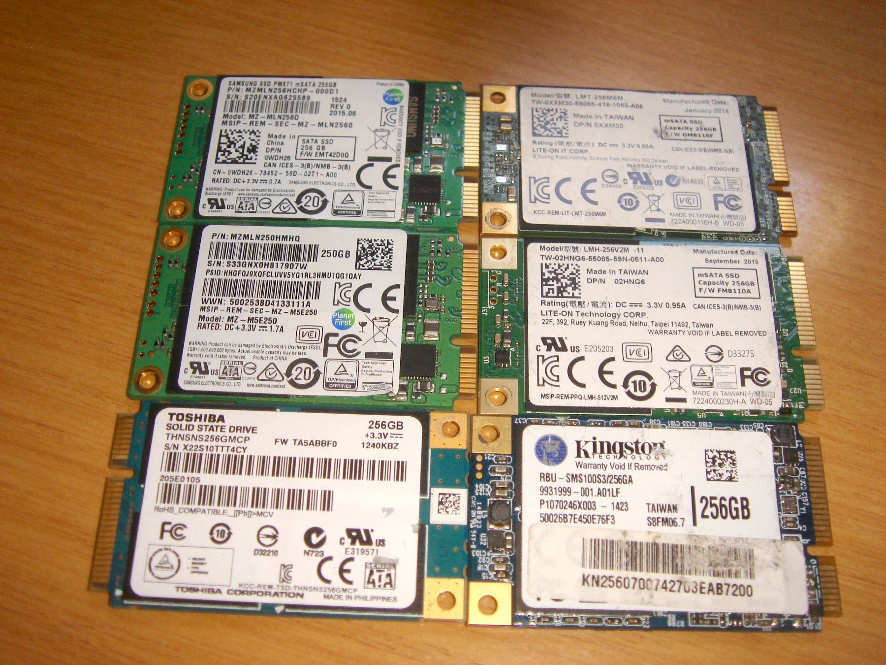 Disques durs: 1 stück 256gb mSata ssd. Getestet. – D'occasion à St. Gallen par pc-sg